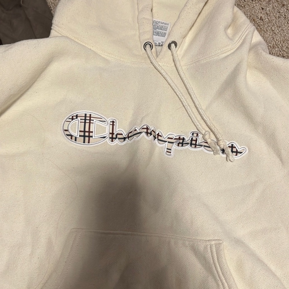 burberry champion hoodie